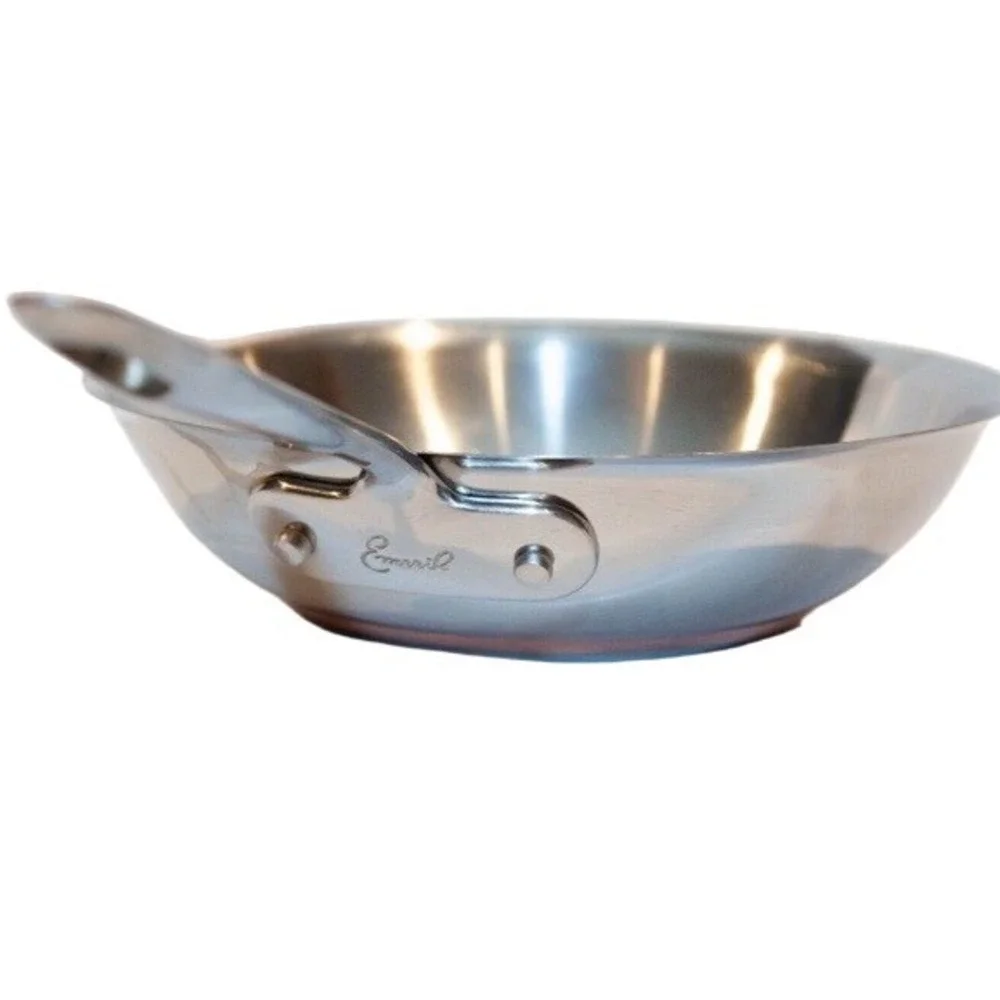 All Clad Copper Core 12 Inch Fry Pan Skillet Stainless Steel with‎ lid OLDSTCK